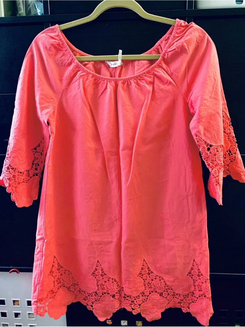 Blu Peper Red Cute Cotton Dress Size S Excellent Condition